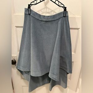 Tish Cox “Elizabeth” High Low Corduroy Skirt